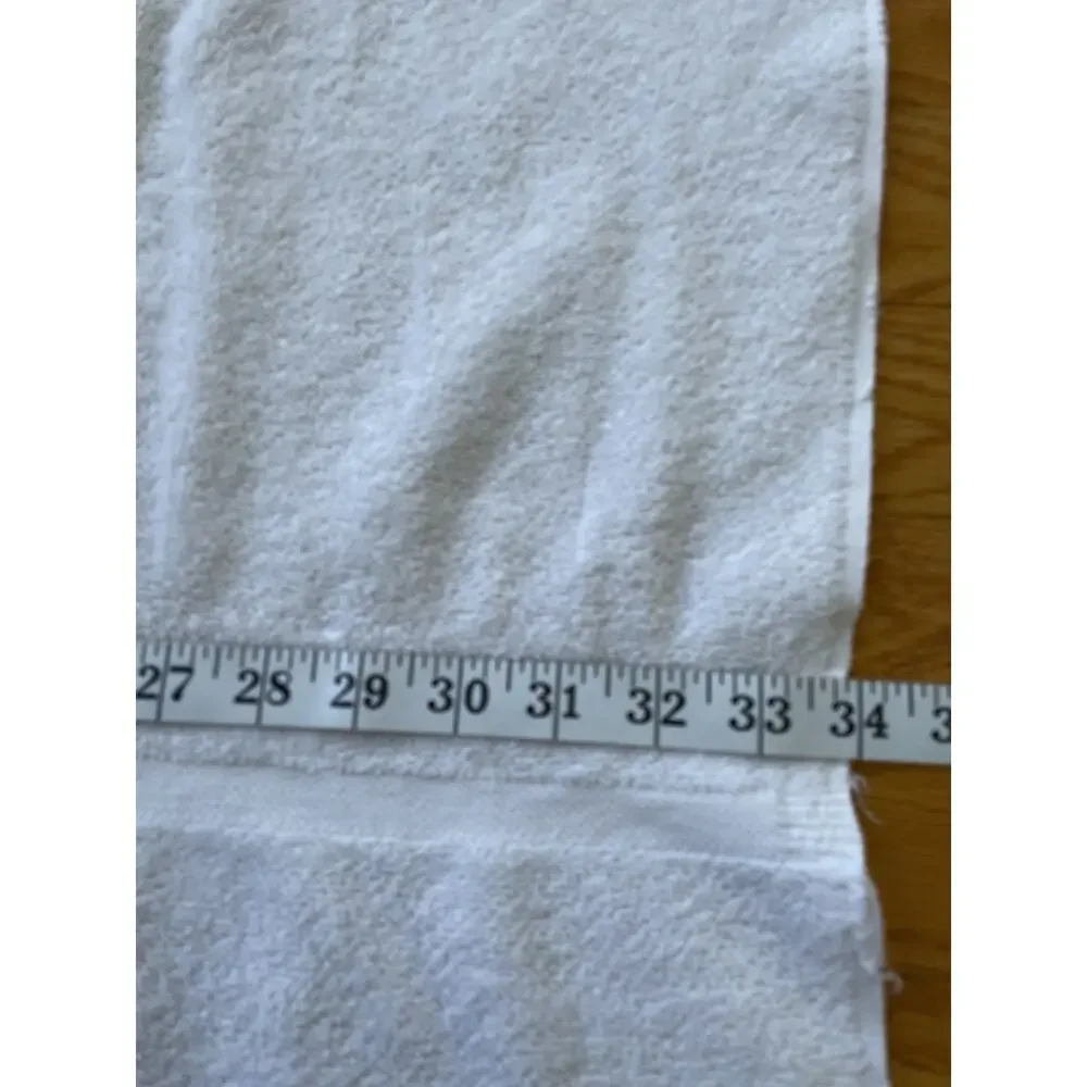 Ralph Lauren RL Polo Club Vintage Red White Large Beach Towel 34 X 66 Pony Logo